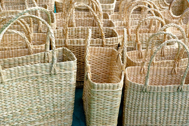 MULTI-PURPOSE JUTE BAG | BEIGE JUTE ROPE BASKET